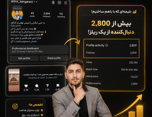 نمونه کار شرکت مهراس در جذب فالور+
